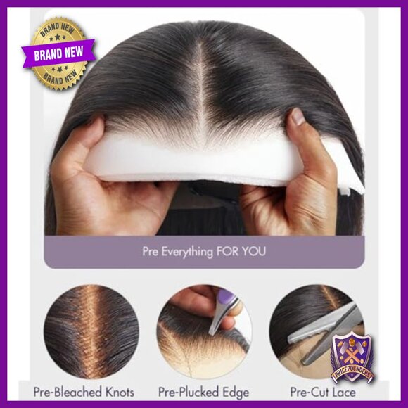 30 Inch Deep Wave Lace Front Wig Human Hair 13x6 HD Pre Plucked main image 5